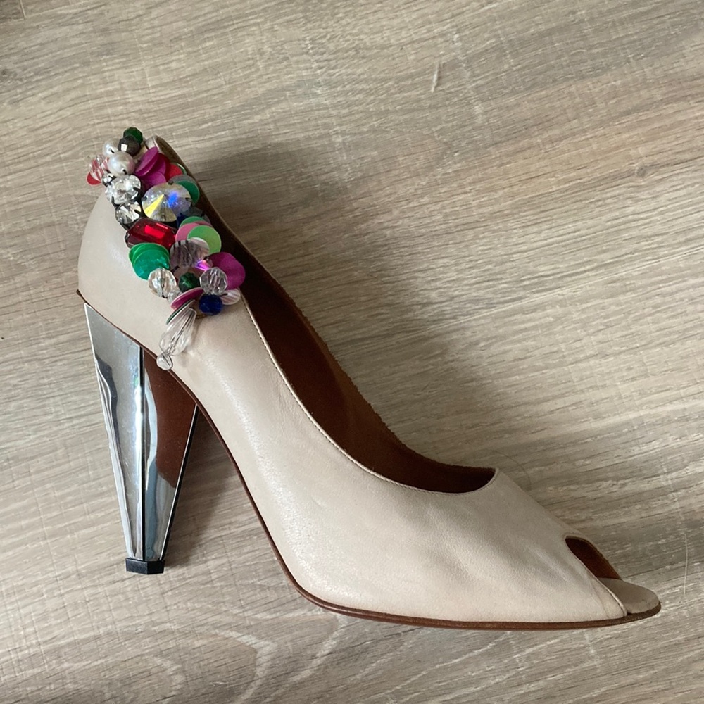 Lanvin summer 2009 beaded mirrored high heels
